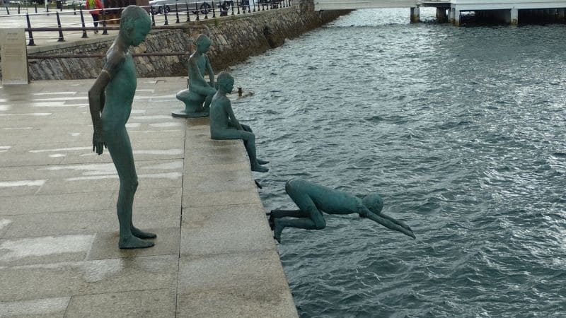 El monumento a Los raqueros