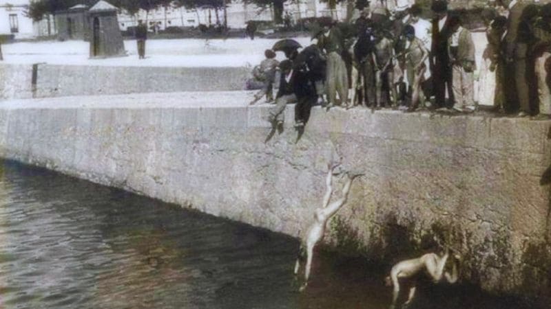 foto de raqueros en Puerto Chico Santander