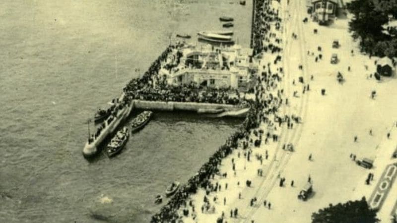 Construcción del Palacete del Embarcadero de Santander