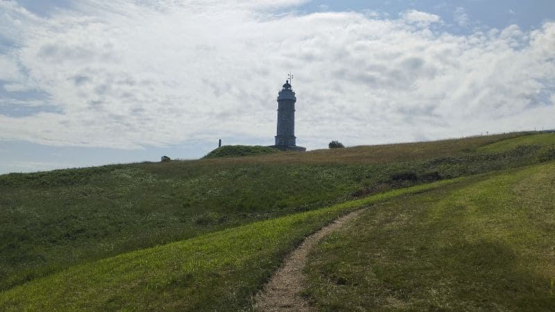 Faro Cabo Mayor desde la senda del Panteón del Ingles
