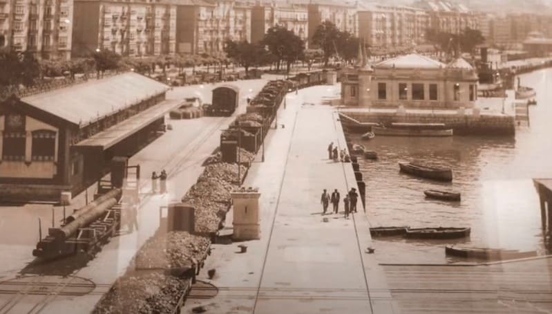 Construcción del Palacete del Embarcadero de Santander