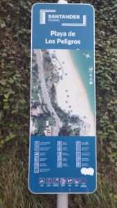 Información de la playa de los Peligros