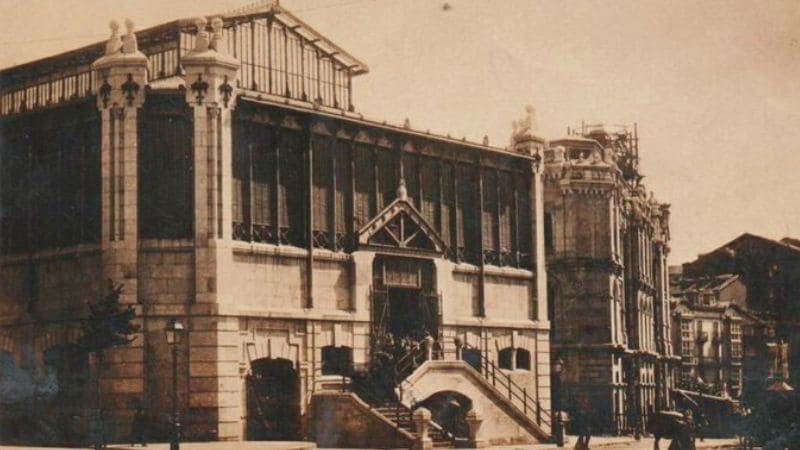 Mercado de la Esperanza hace años