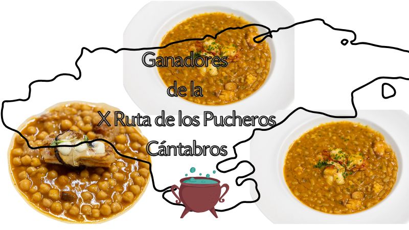 Pucheros ganadores de la X Ruta de los Pucheros cántabros