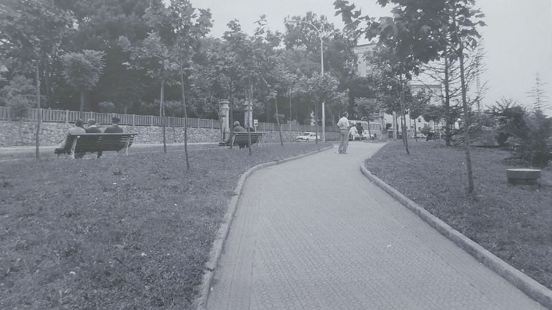 entrada trasera del Paque Jado Julio del 1986